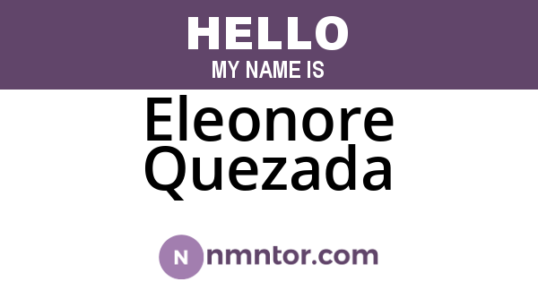 Eleonore Quezada