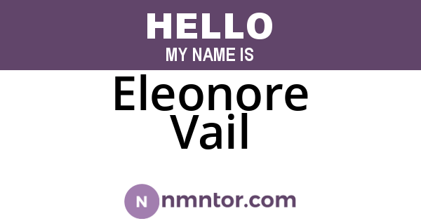 Eleonore Vail