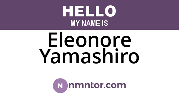 Eleonore Yamashiro