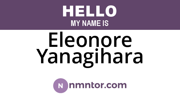 Eleonore Yanagihara