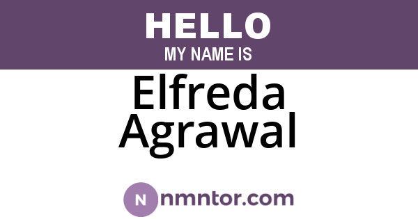 Elfreda Agrawal