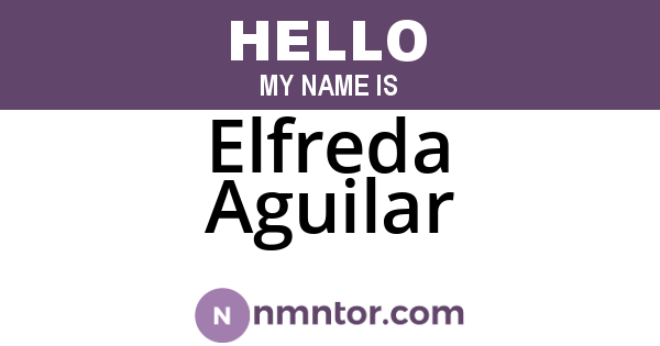 Elfreda Aguilar