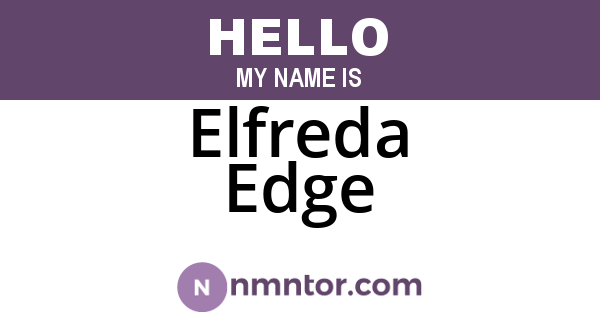 Elfreda Edge