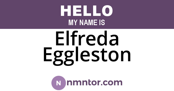 Elfreda Eggleston