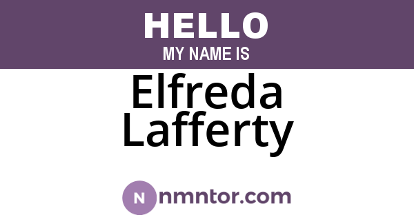 Elfreda Lafferty