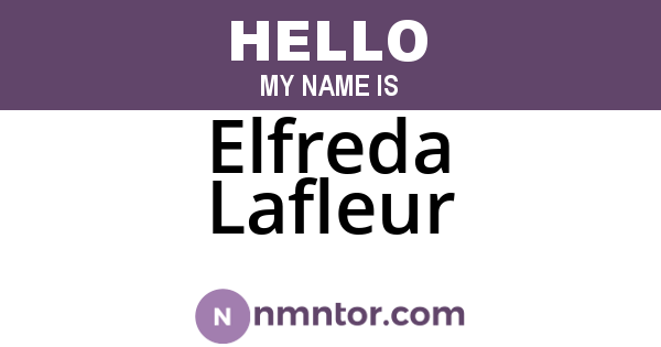Elfreda Lafleur