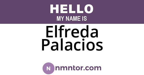 Elfreda Palacios