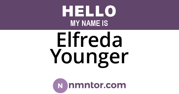 Elfreda Younger