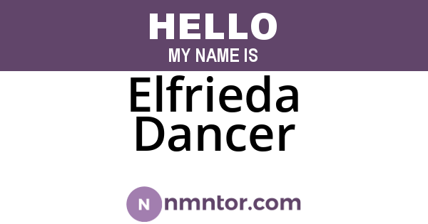Elfrieda Dancer