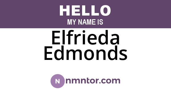 Elfrieda Edmonds