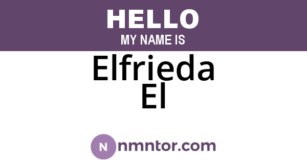 Elfrieda El