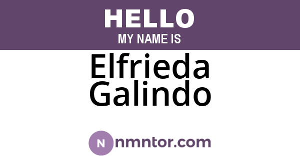 Elfrieda Galindo