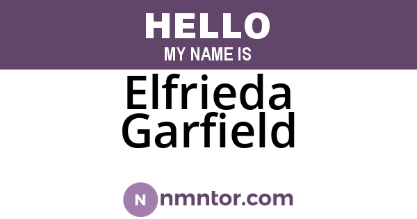 Elfrieda Garfield