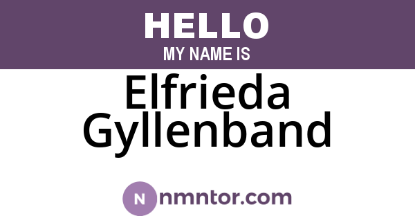 Elfrieda Gyllenband