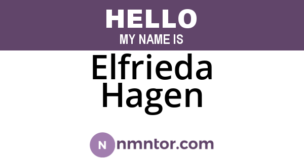 Elfrieda Hagen