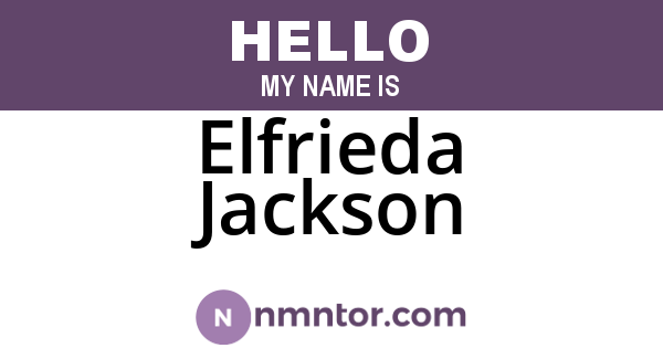 Elfrieda Jackson