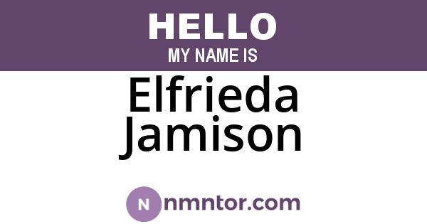 Elfrieda Jamison