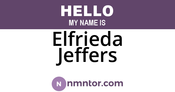Elfrieda Jeffers