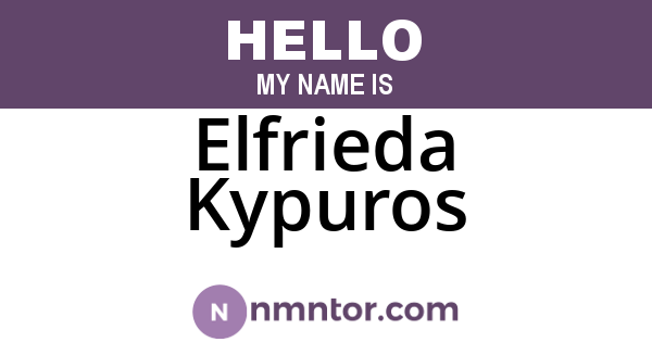 Elfrieda Kypuros