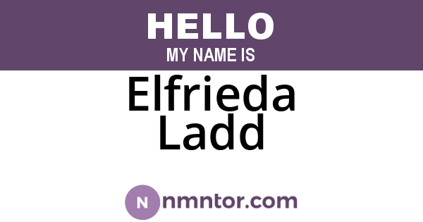 Elfrieda Ladd