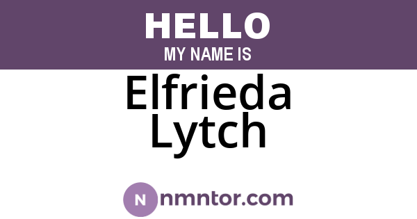 Elfrieda Lytch