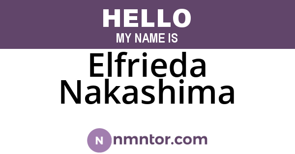 Elfrieda Nakashima