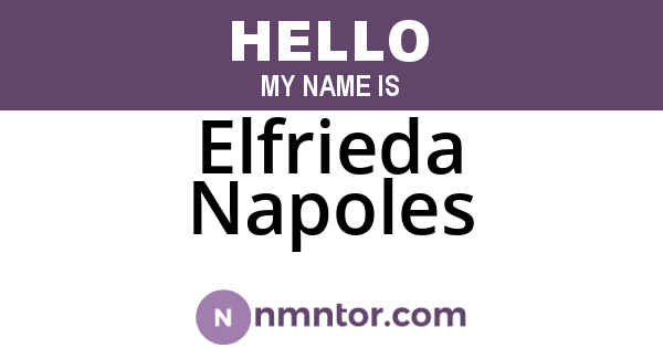 Elfrieda Napoles