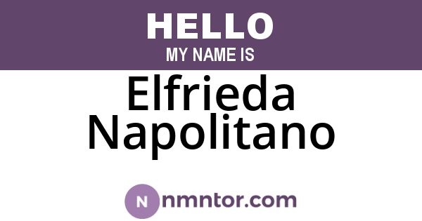 Elfrieda Napolitano
