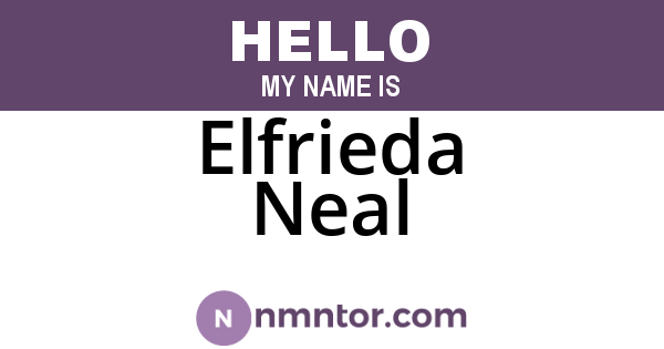 Elfrieda Neal