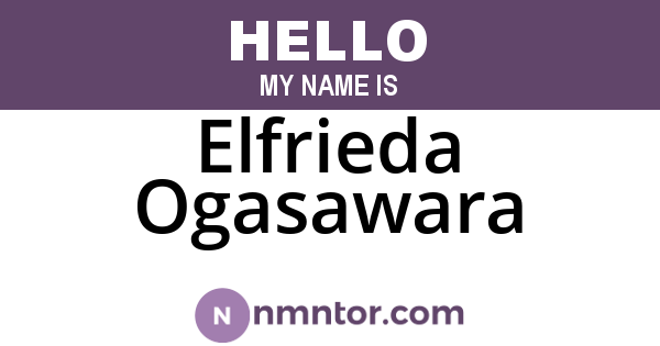 Elfrieda Ogasawara