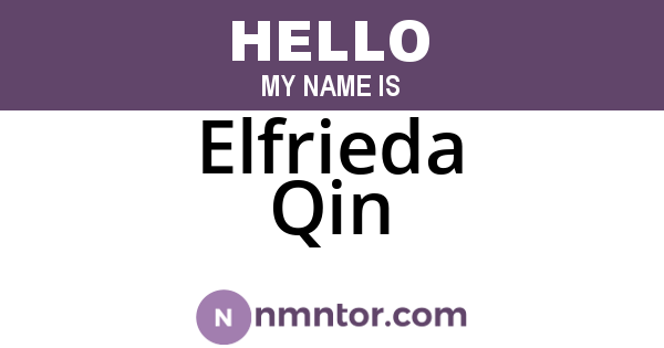 Elfrieda Qin