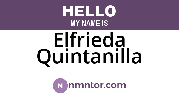 Elfrieda Quintanilla