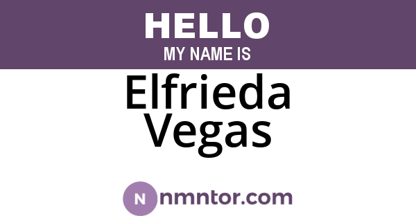 Elfrieda Vegas
