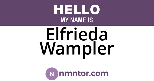 Elfrieda Wampler