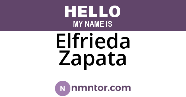 Elfrieda Zapata
