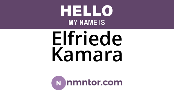 Elfriede Kamara