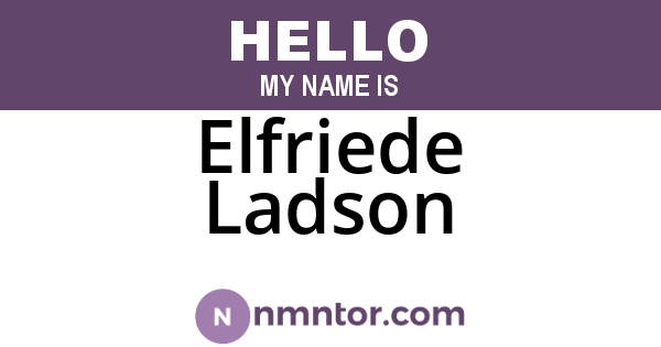 Elfriede Ladson