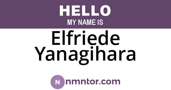 Elfriede Yanagihara