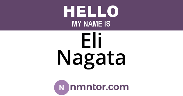 Eli Nagata