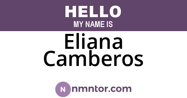 Eliana Camberos