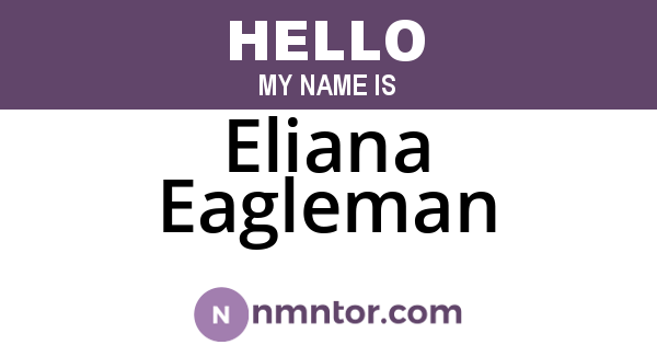 Eliana Eagleman