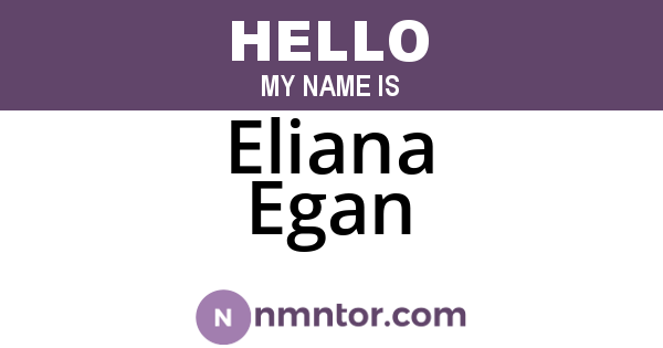 Eliana Egan