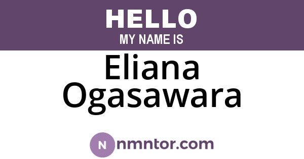 Eliana Ogasawara