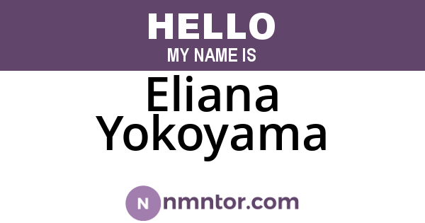 Eliana Yokoyama