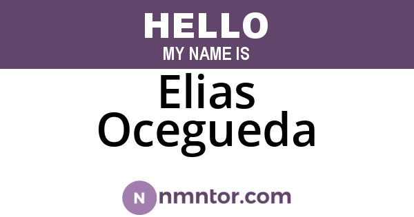 Elias Ocegueda