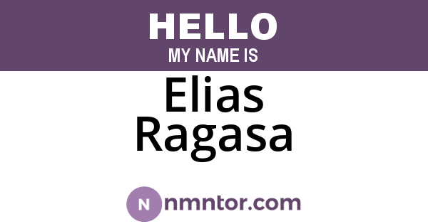 Elias Ragasa