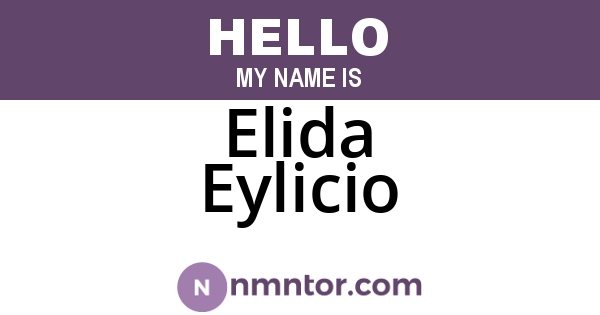Elida Eylicio