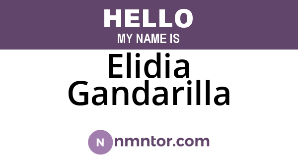Elidia Gandarilla