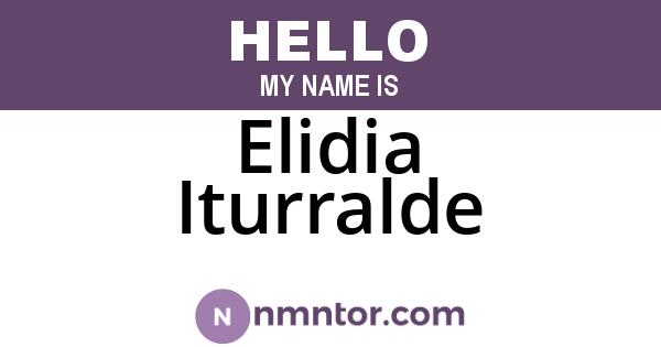 Elidia Iturralde