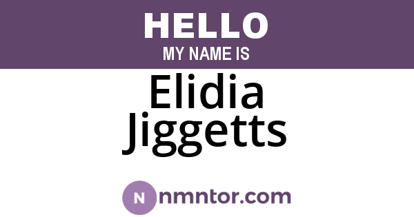 Elidia Jiggetts